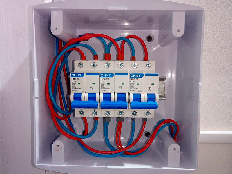 Armado de tablero seccional
